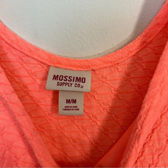 Mossimo Supply Co Salmon Pink Sleeveless Scoop Neck Fit and Flare Mini Dress SzM - Picture 4 of 7